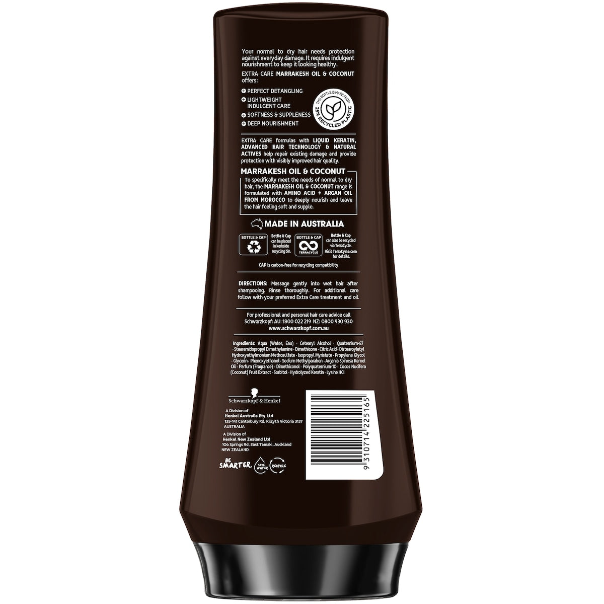 Schwarzkopf Extra Care Soft Conditioner Marrakesh Oil For Dry Hair 400ml