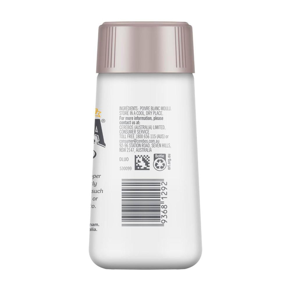 Saxa White Pepper Shaker - 50g