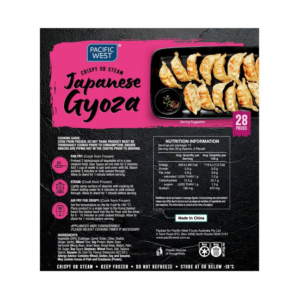 Pacific West Japanese Gyoza - 700g