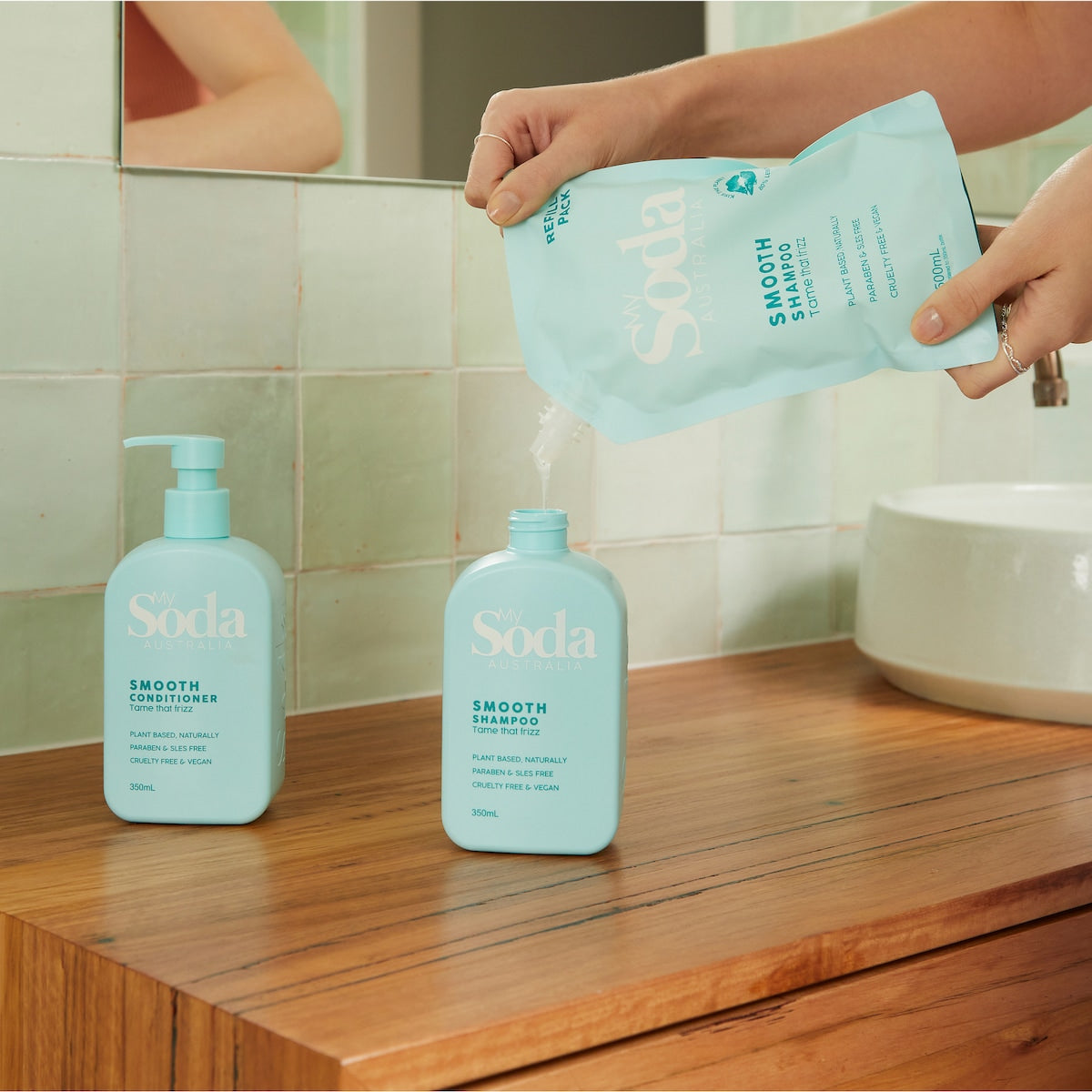 My Soda Smooth & Silky Conditioner For Frizz Prone Hair 350ml