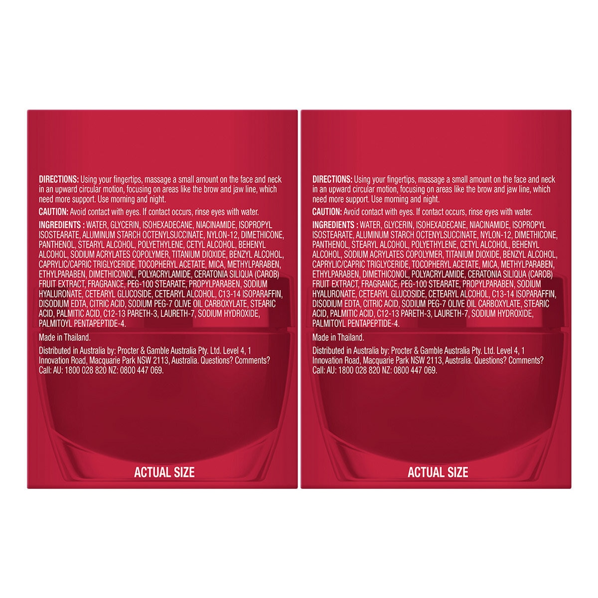Olay Regenerist Micro-Sculpting Cream Moisturising 82324136 2 x 50g