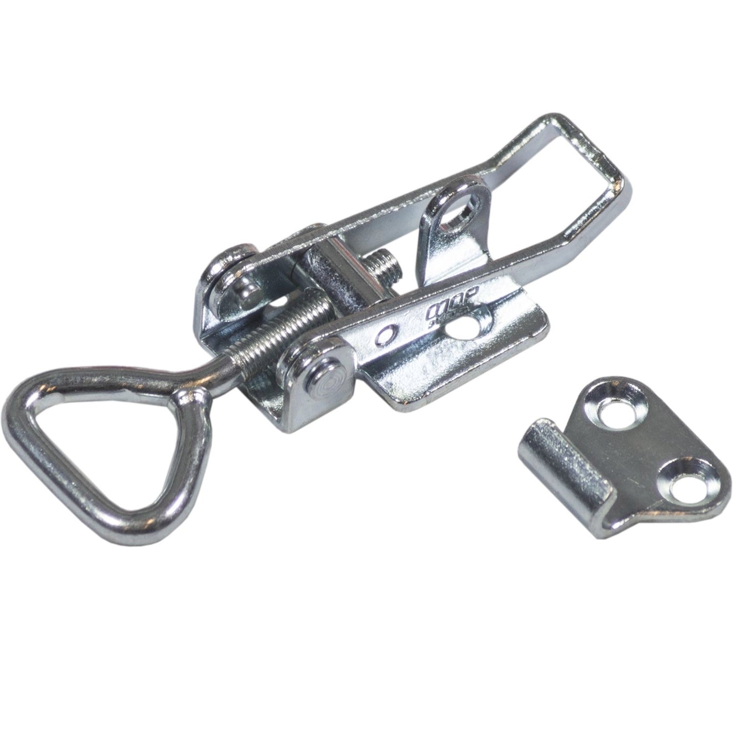 Goliath Steel Over Centre Fastener With Keeper - 90mm Zinc Plated