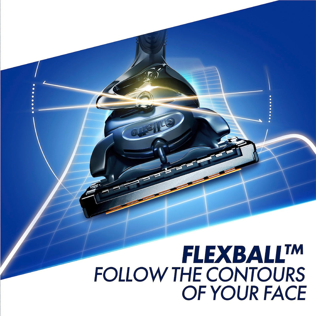 Gillette Proglide Mens Razor Handle With 2 Blade Cartridges Each