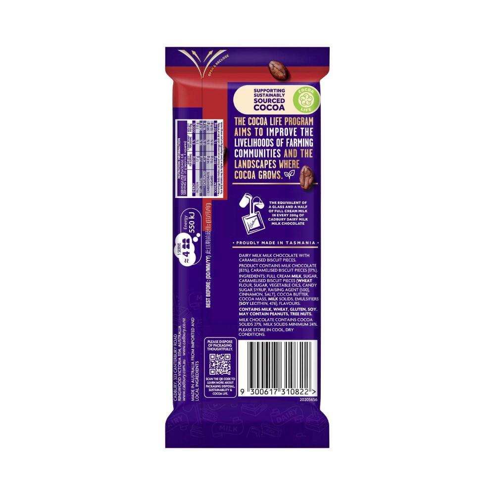 Cadbury Dairy Milk Biscoff Chocolate Block - 170g