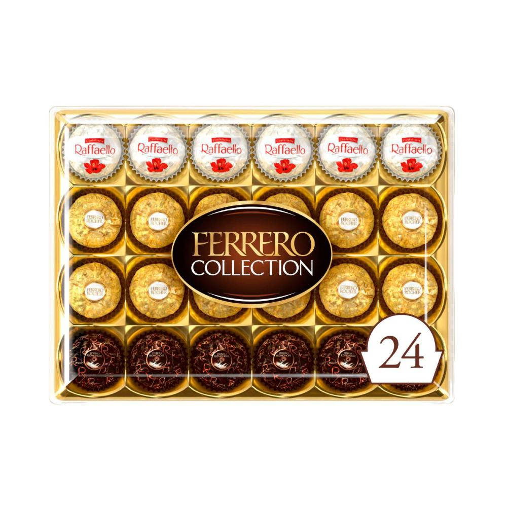 Ferrero Collection Rocher Raffaello Rondnoir Chocolate Gift Box 24 Pack - 269g