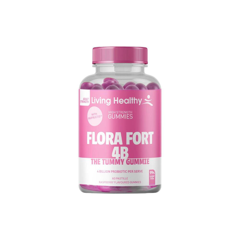 Living Healthy Gummies Flora Fort 4b - 60 Pack