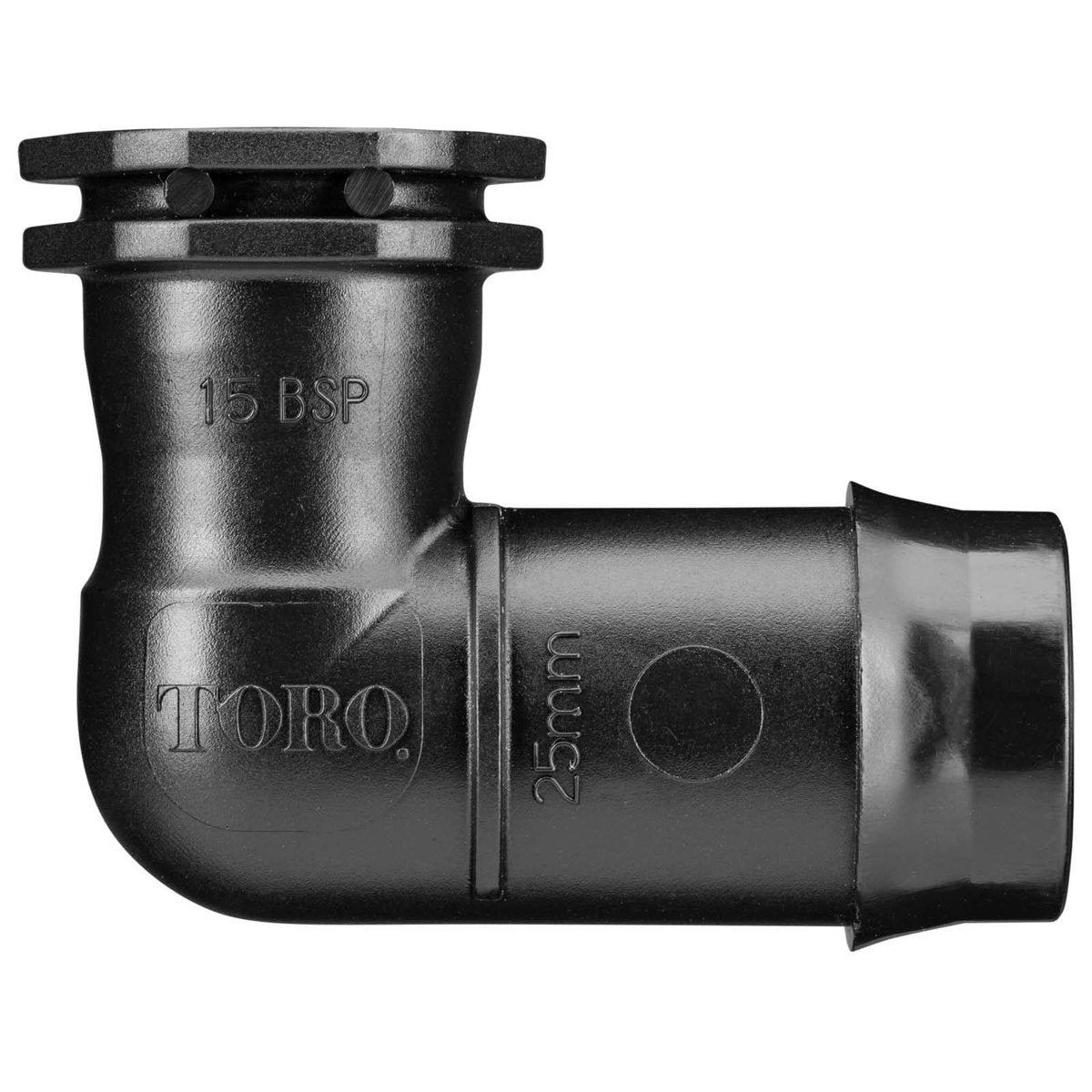 Toro Poly Elbow - 25mm x 15mm - Polypropylene - UV Stabilised