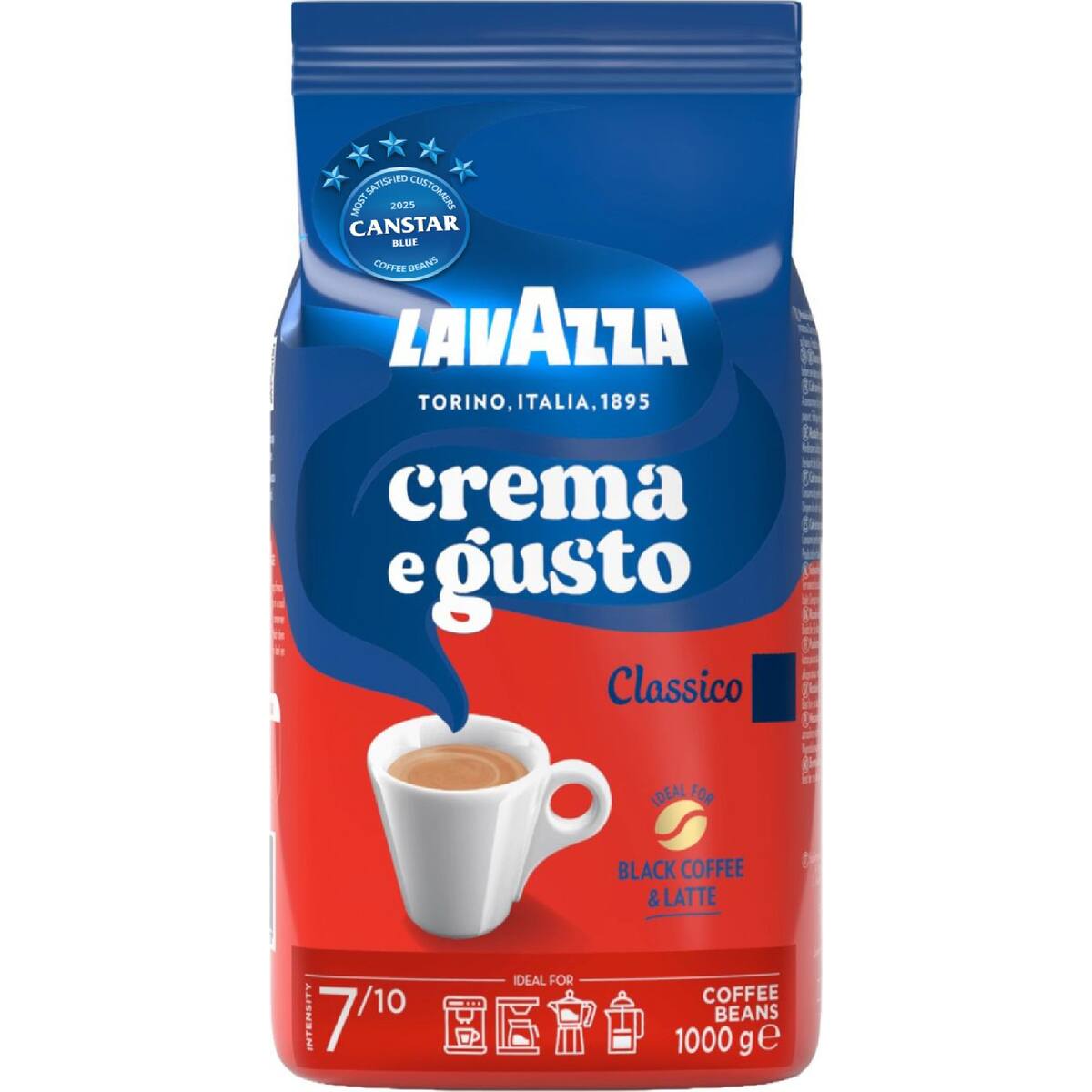 Lavazza Crema E Gusto Classico Coffee Beans 1kg