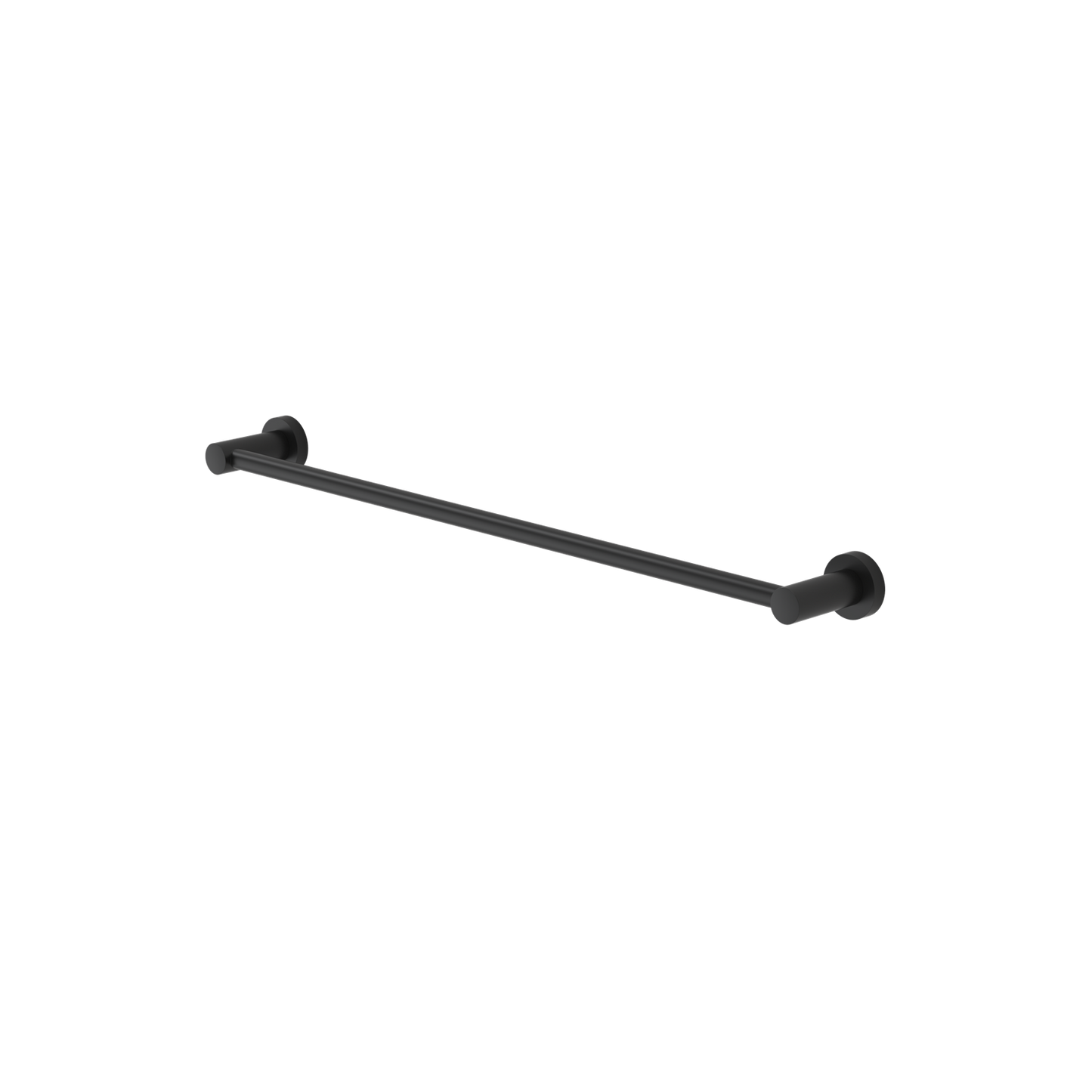 Caroma Cosmo Single Towel Rail - 630mm - Matte Black
