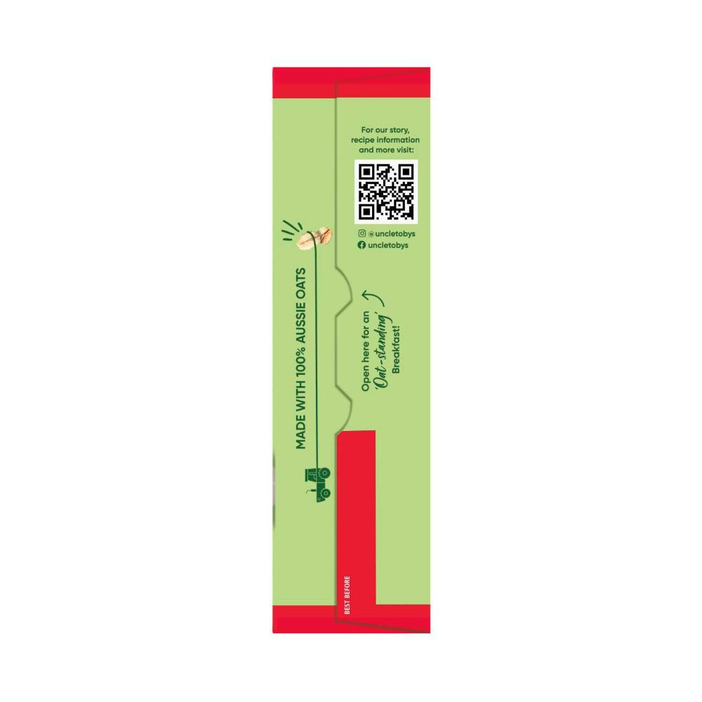 Une Tobys Overnight Oat Sachets Apple & Brown Sugar Flavour - 350g