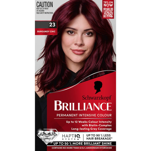 Schwarzkopf Brilliance Permanent Hair Colour Burgundy Chic Each