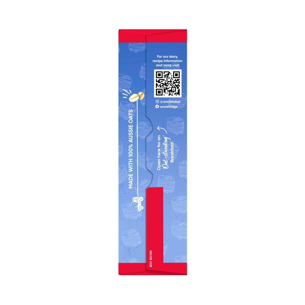 Une Tobys Oats Quick Sachets Protein Blueberry & Maple Pancake Flavour - 280g