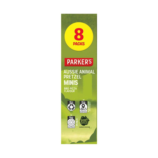 Parkers Pretzels BBQ Multipack 8 Pack - 200g