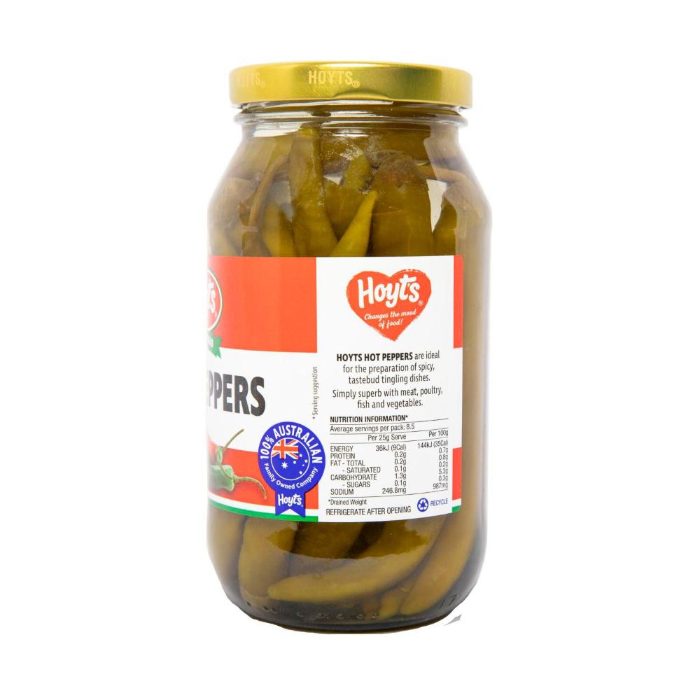 Hoyts Hot Peppers - 430g