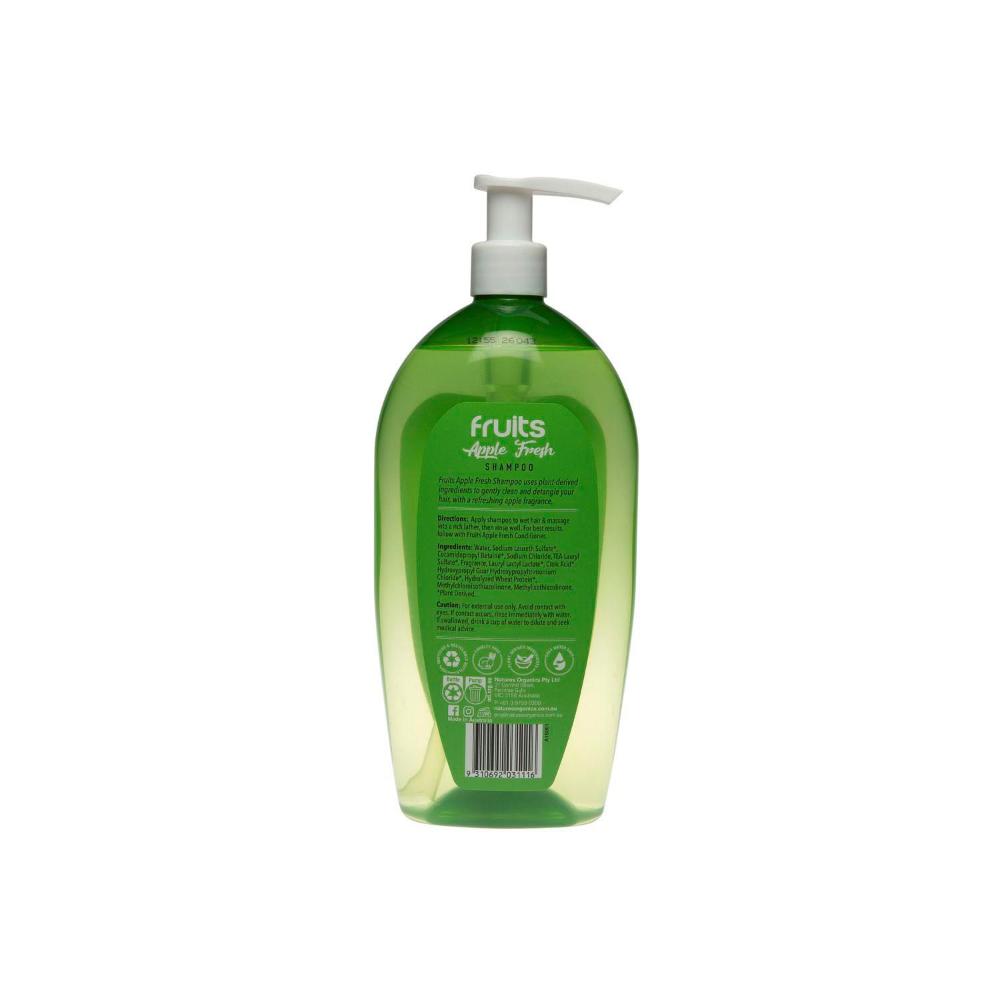 Natures Organics Fruits Apple Shampoo - 1L