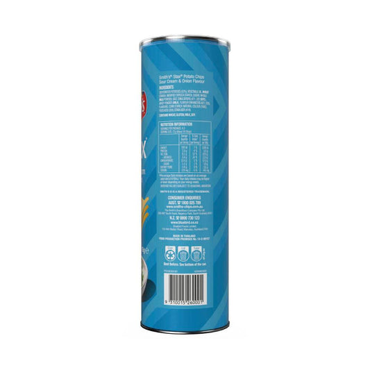 Smith's Stax Potato Chips Sour Cream Onion - 115g