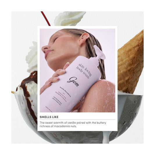 Gem Skin Loving Body Wash Vanilla Macadamia - 900mL