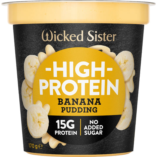 Wicked Sister High Protein Banana Pudding 170g