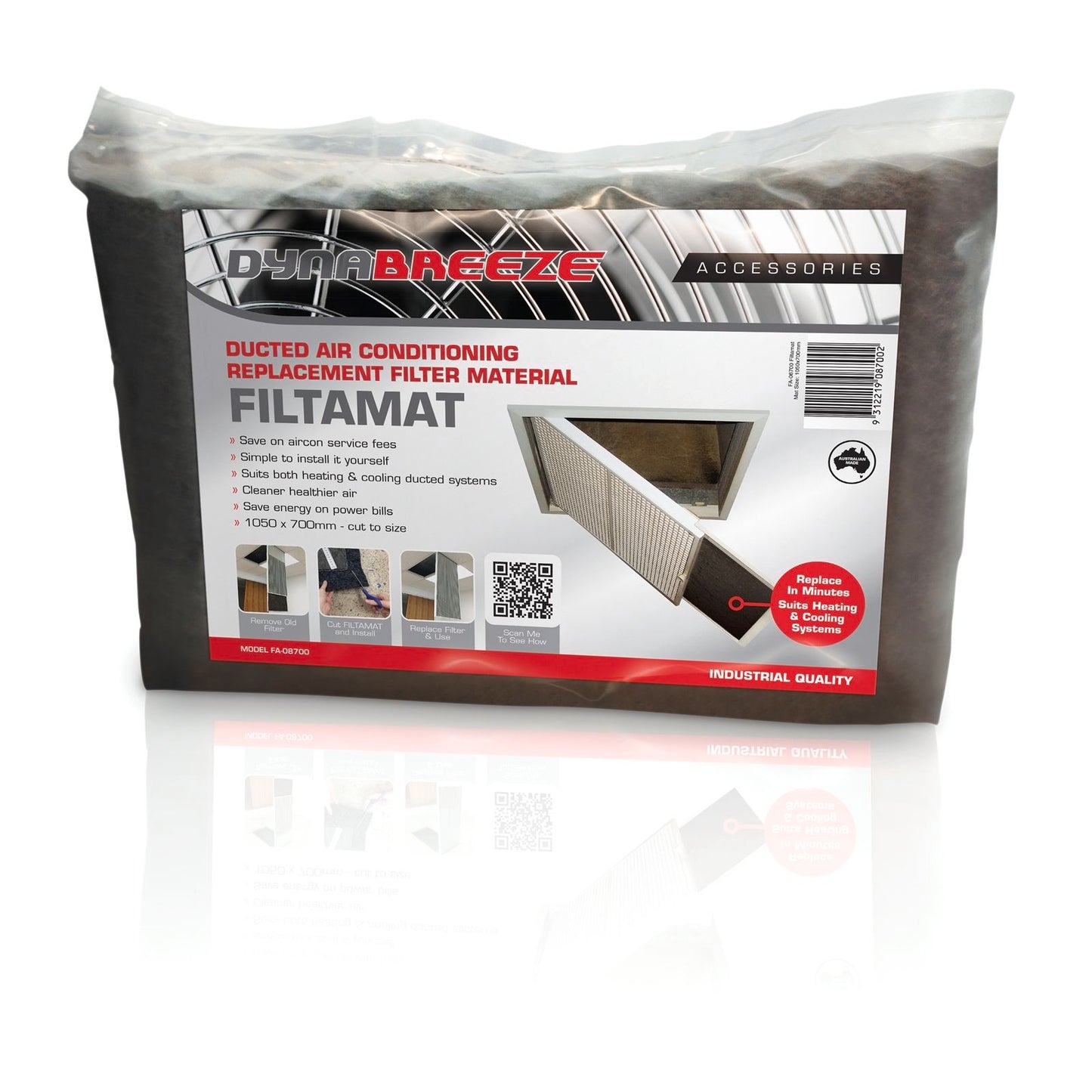 Dynabreeze Filtamat Air Conditioning Filter - 1000 x 700mm