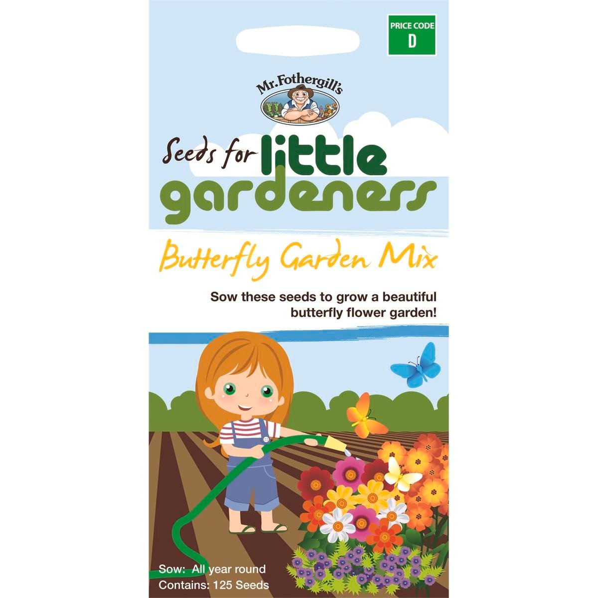 Mr Fothergill Butterfly Garden Mix Seeds 10 Weeks Easy To Grow
