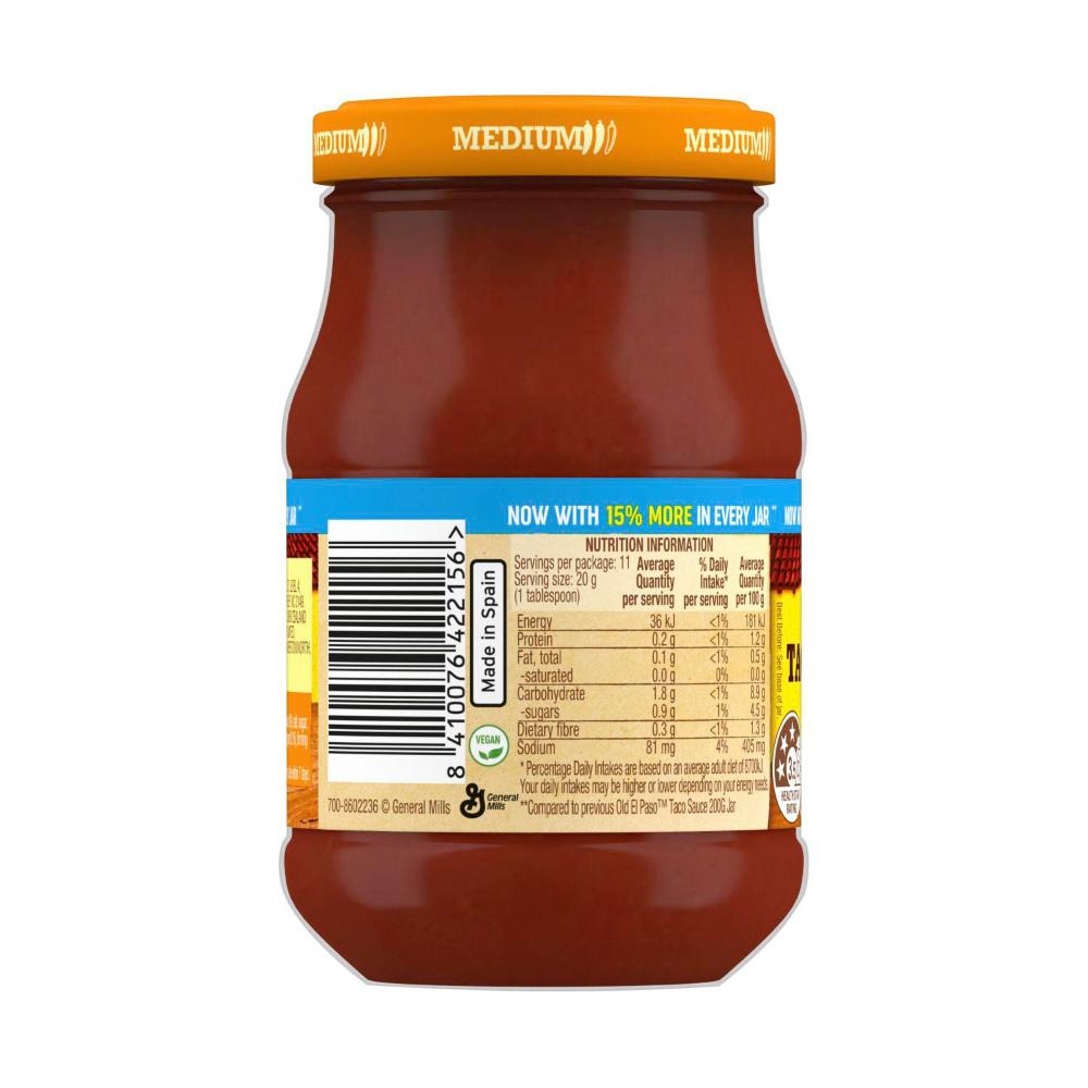 Old El Paso Medium Taco Sauce - 235g