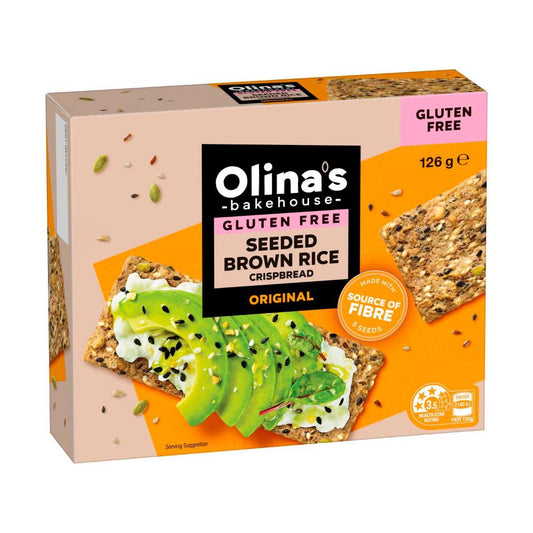 Olina's Bakehouse Seed Rice Crispbread Original - 126g