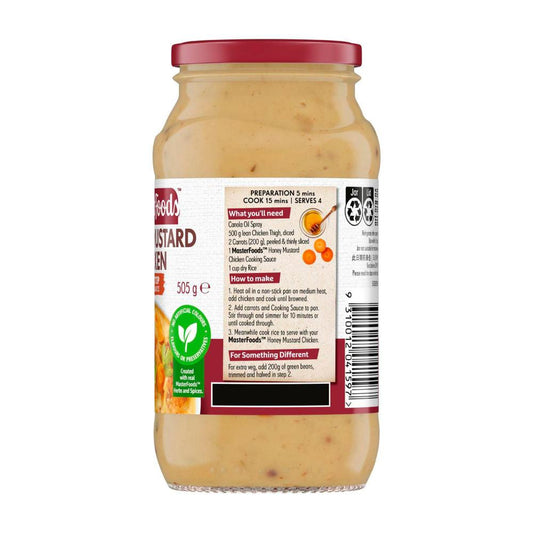 MasterFoods Honey Mustard Chicken Simmer Sauce - 505g