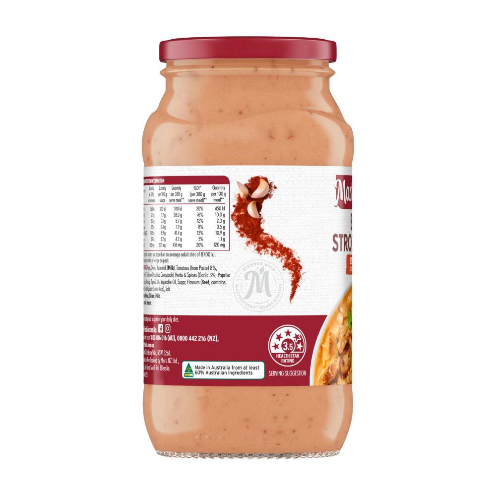 MasterFoods Beef Stroganoff Simmer Sauce - 495g