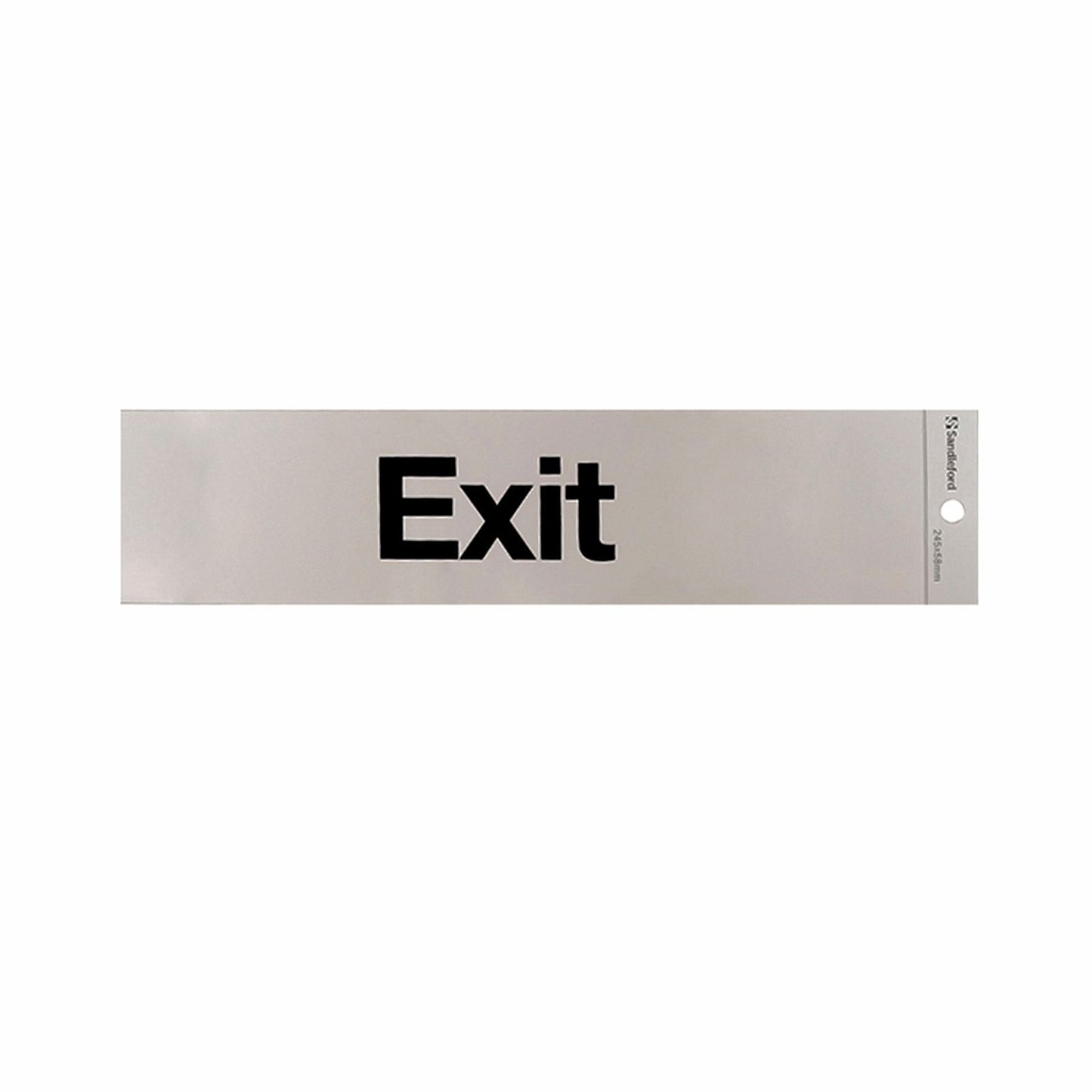 Sandleford Exit Sign - 245 x 58mm