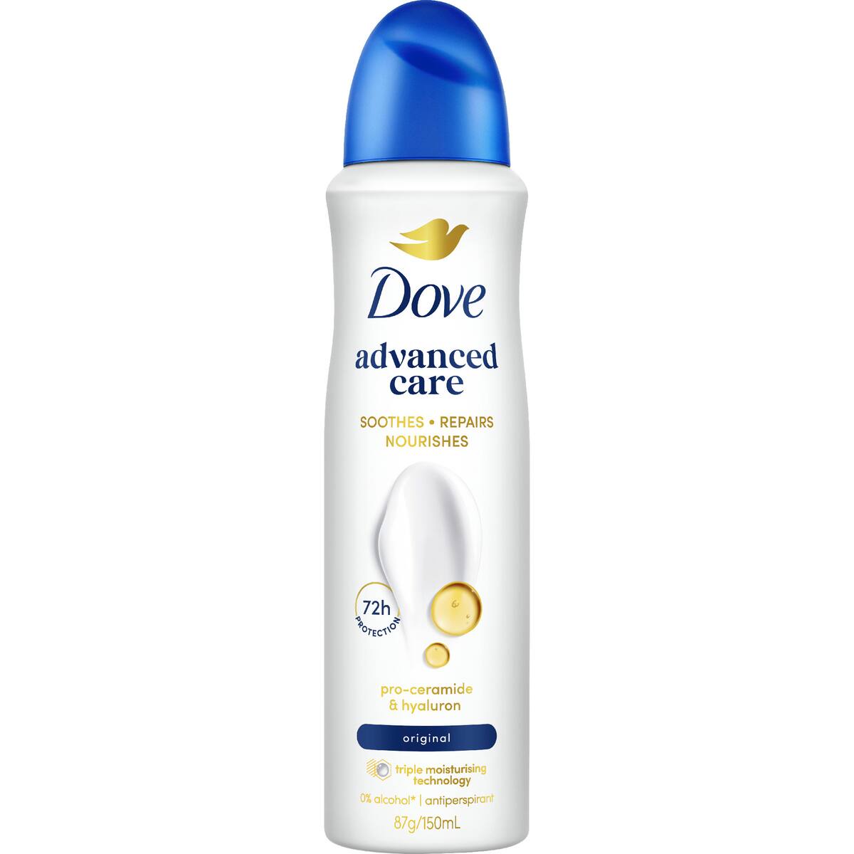 Dove Advanced Care Antiperspirant Deodorant Original 72h 150ml