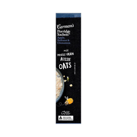 Carman's Porridge Sachets Apple Sultana & Cinnamon 8 Pack - 320g