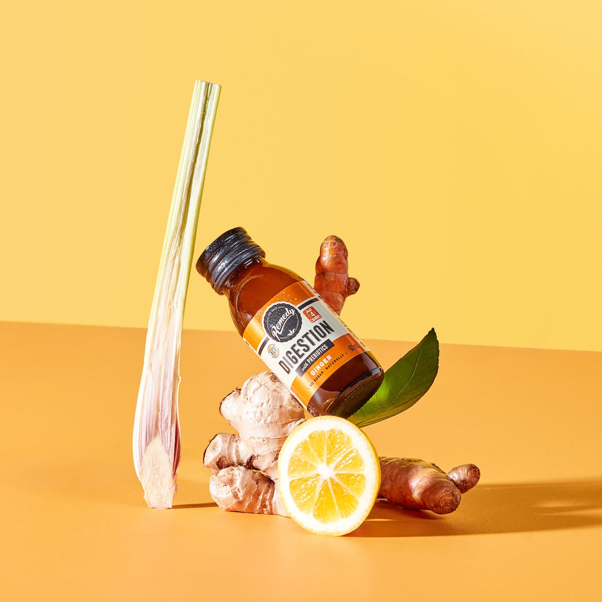 Remedy Digestion With Prebiotics Ginger Shot 60ml