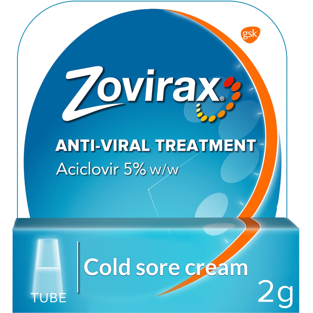 Zovirax Cold Sore Cream 2g
