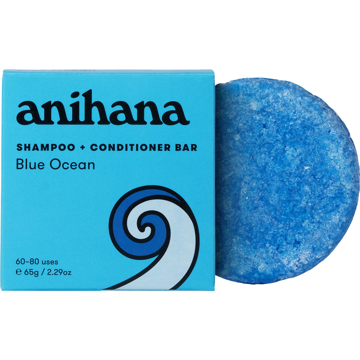 Anihana Shampoo & Conditioner Bar Blue Ocean 65g