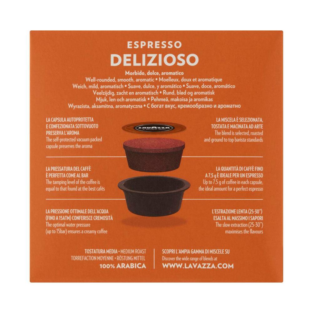 Lavazza A Modo Mio Capsules Delizioso - 16 Pack