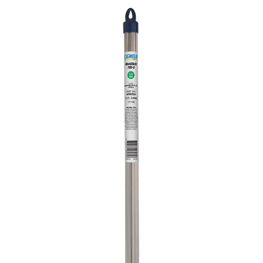 Cigweld Mild Steel TIG Filler Rod, 2.4mm, 2.5kg Pack - Part WTM2524