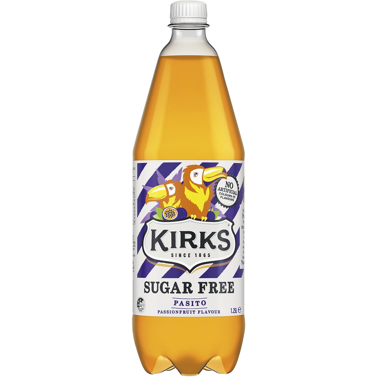 Kirks Sugar Free Pasito Soft Drink Bottle 1.25L