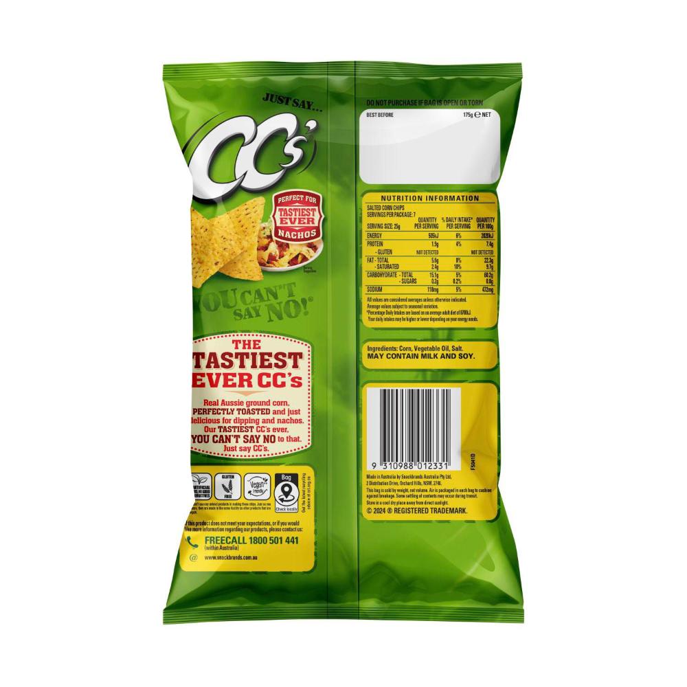 CC's Original Corn Chips - 175g
