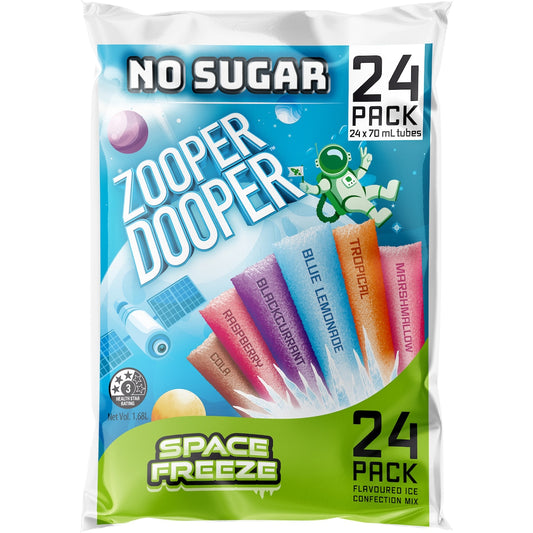 Zooper Dooper No Sugar 24 pack