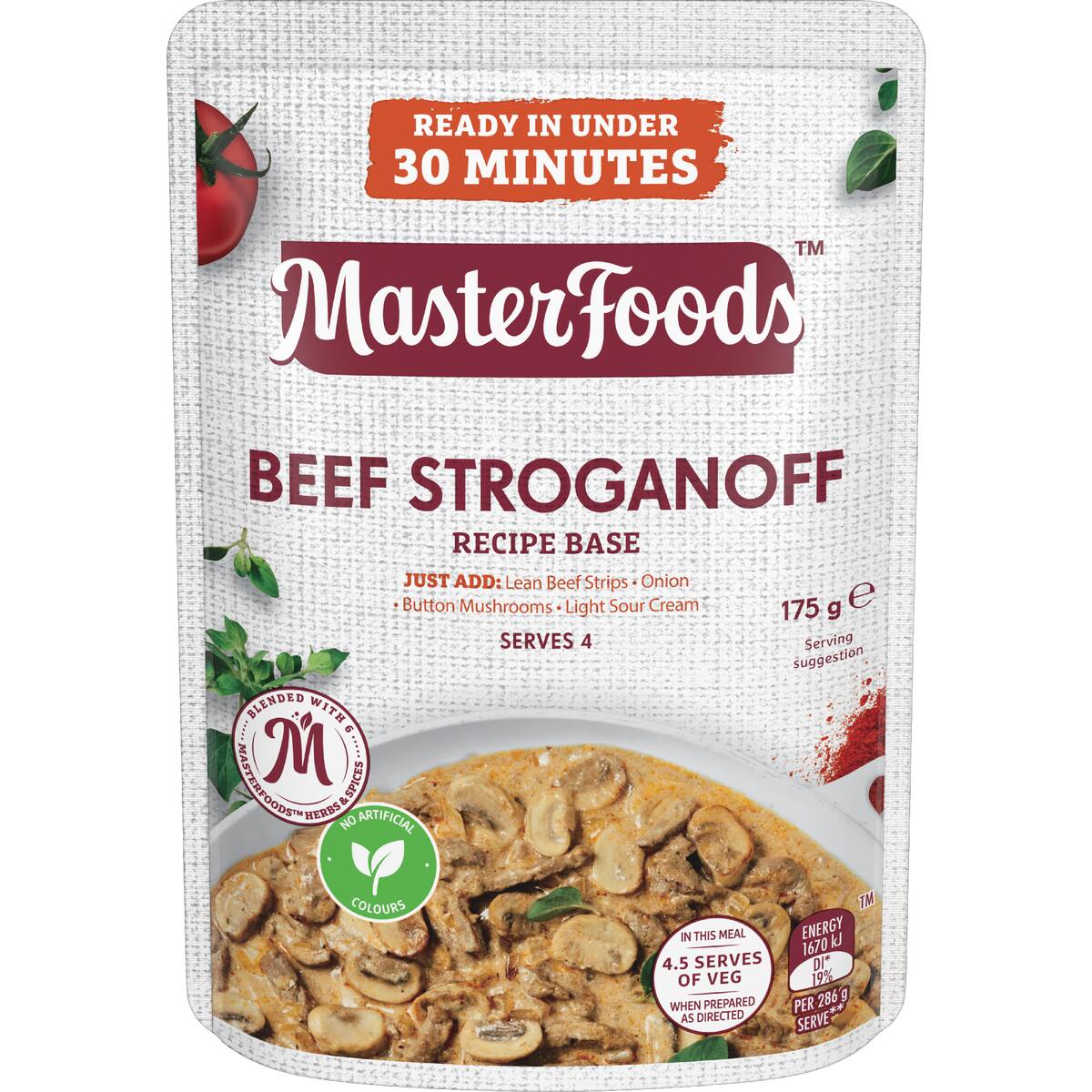 Masterfoods Beef Stroganoff Recipe Base 175g