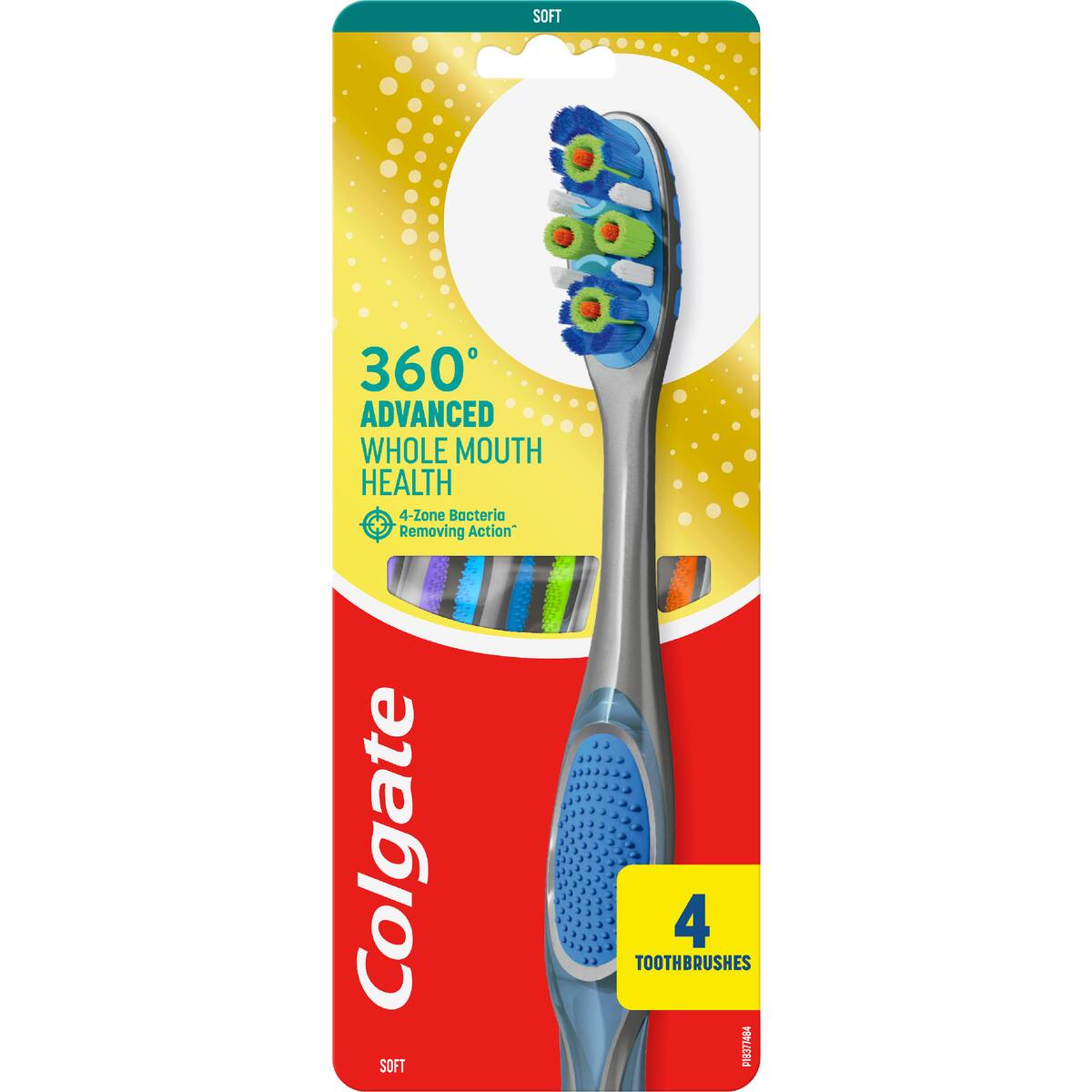 Colgate Toothbrush 360 Advanced Soft 4 Pack