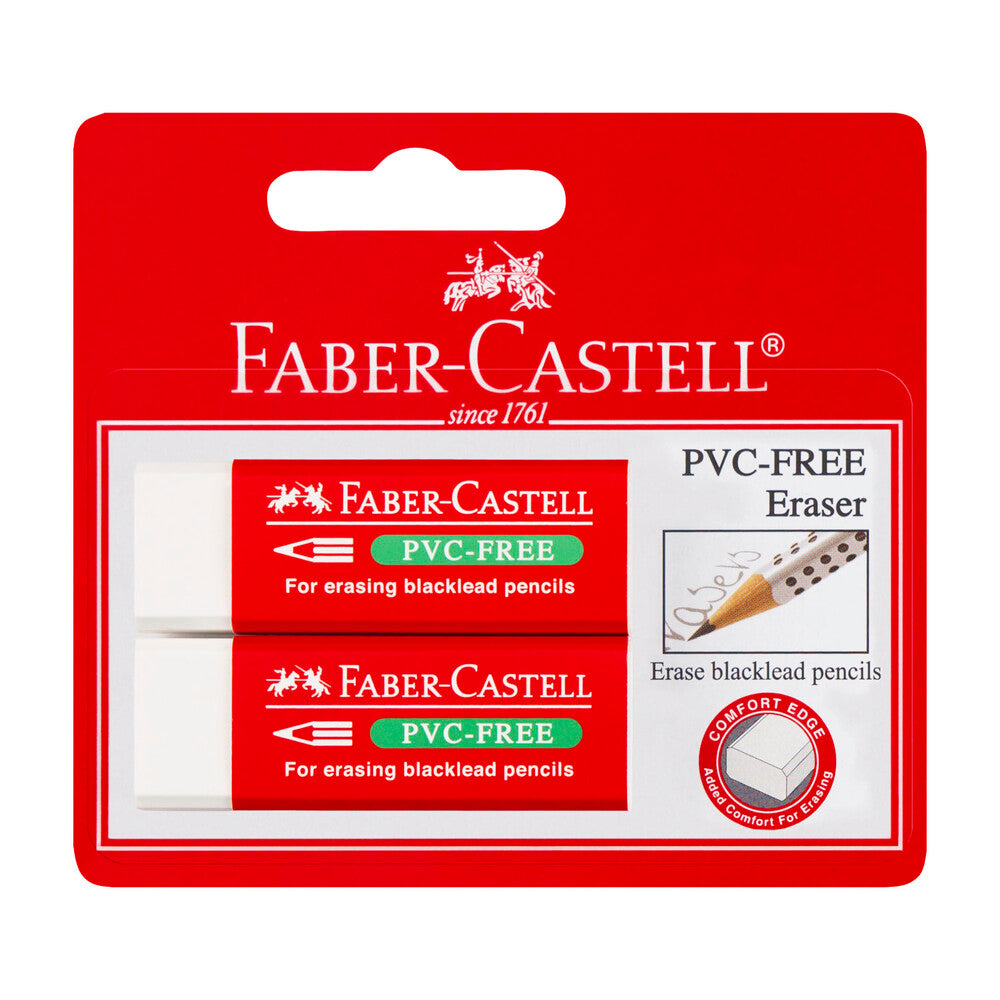Faber-Castell Pvc Free Eraser - 2 Pack