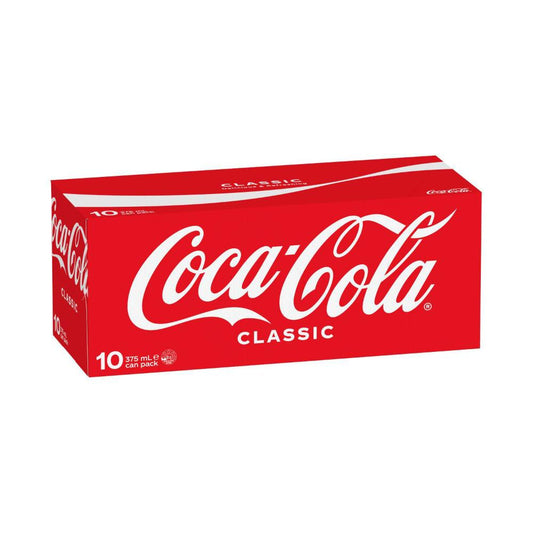 Coca-Cola assic Soft Drink Multipack Cans 10x375ml