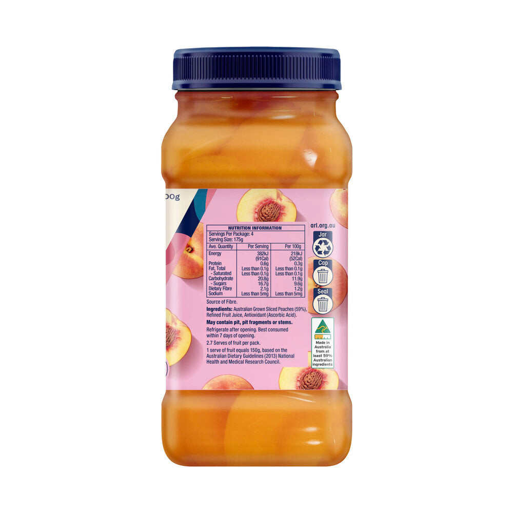 Goulburn Valley Peaches Slices In Natural Juice - 700g
