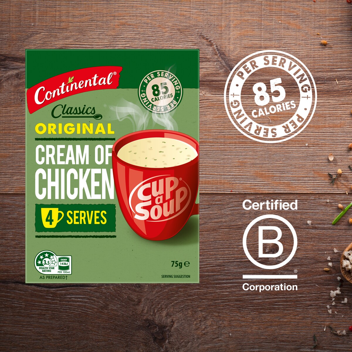 Continental Classics Cup A Soup Original Cream Of Chicken 75g