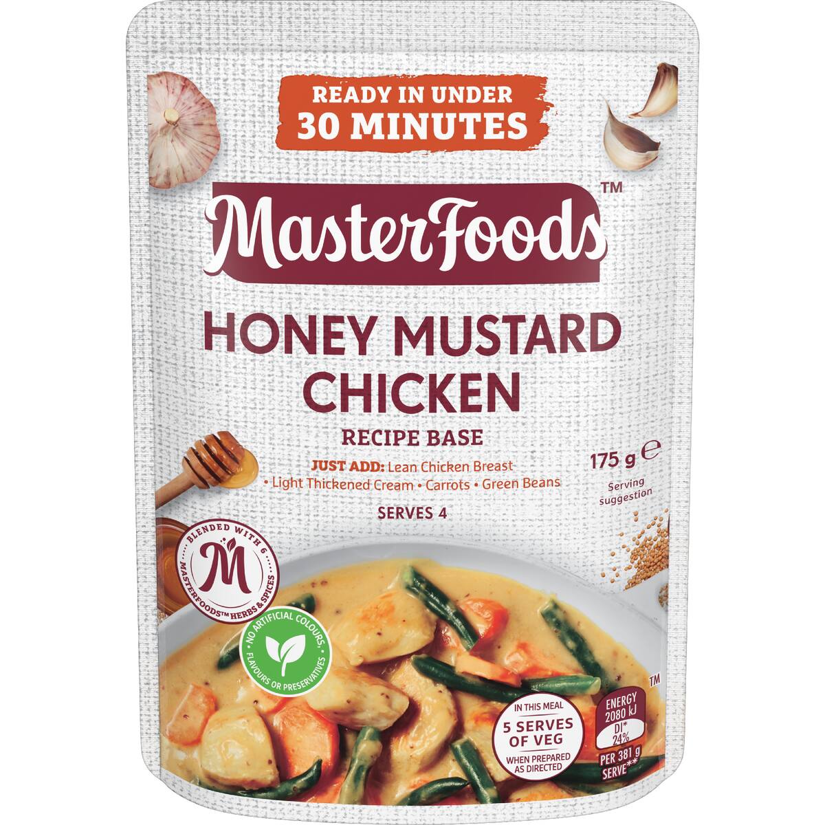 Masterfoods Honey Mustard Chicken Recipe Base 175g