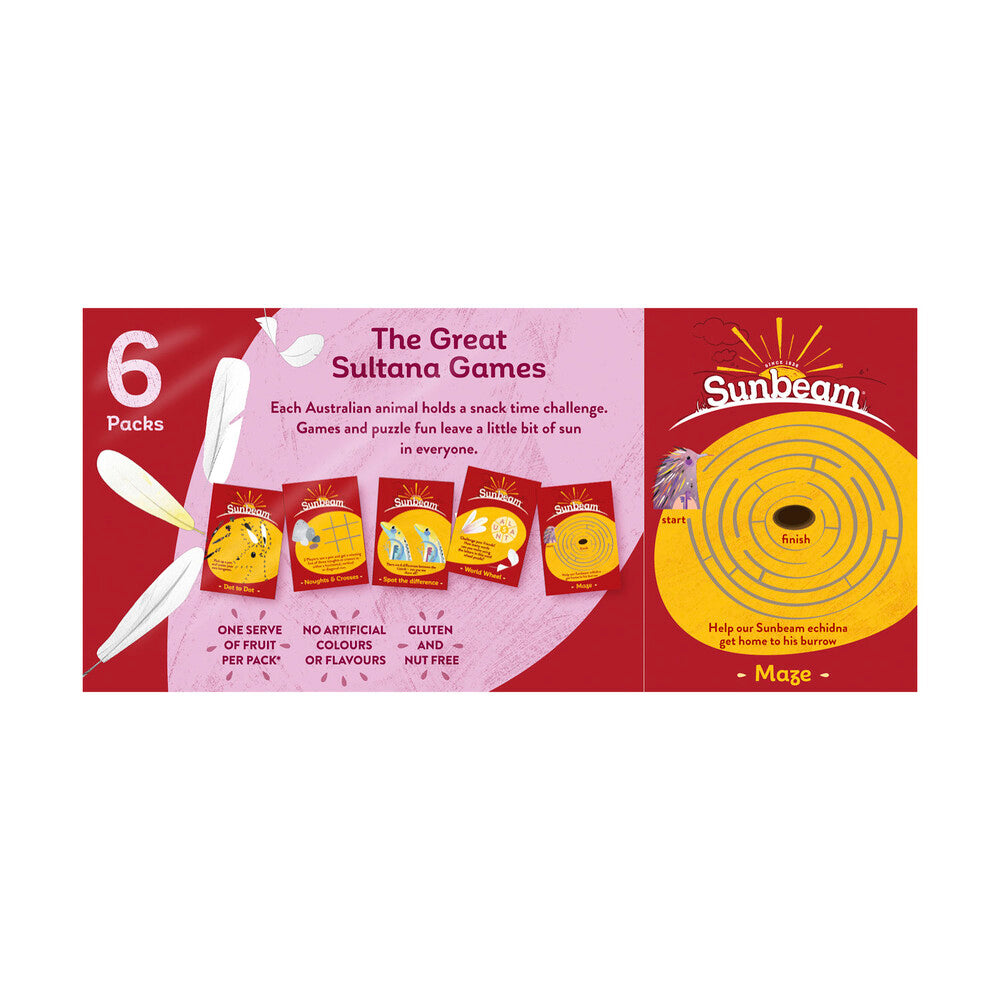 Sunbeam Sultana And Cranberry - 6 Pack