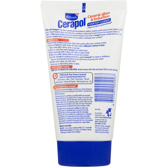 Hillmark Cerapol Ceramic Glass & Induction Cooktop Cleaner 150mL