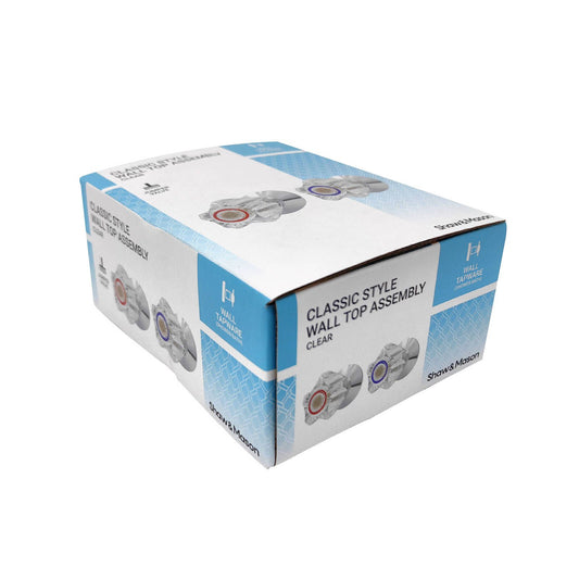 Shaw Mason Top Assembly - Clear Handle - 120 x 160mm - 2 Pack
