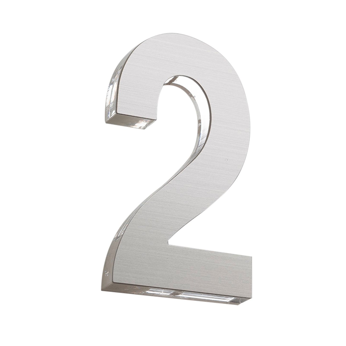 Sandleford Azure House Number 2 - 120mm - Silver